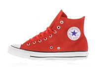 Кожаные кеды Converse (конверс) Chuck Taylor All Star 144672 красные