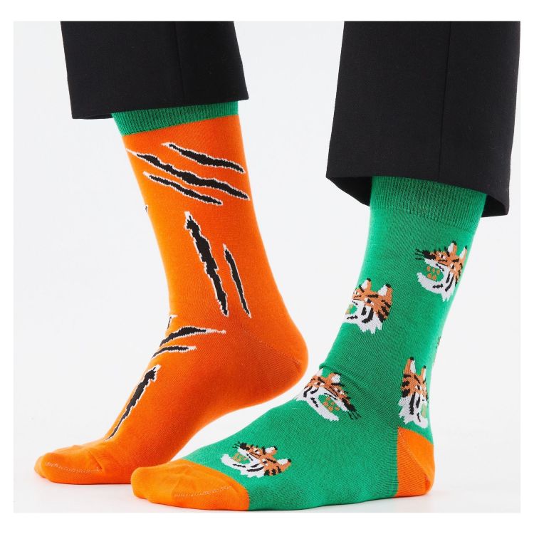 Носки St. Friday Мне Стало Не До Игр, Как Узнал, Что Это Тигр NY22-1019-12 хлопковые