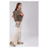 Толстовка женская Anekke Peace & Love 38280-201 с коротким рукавом зеленая
