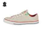 Кожаные кеды Converse (конверс) SKATE CT LS Ox  136729 бежевые