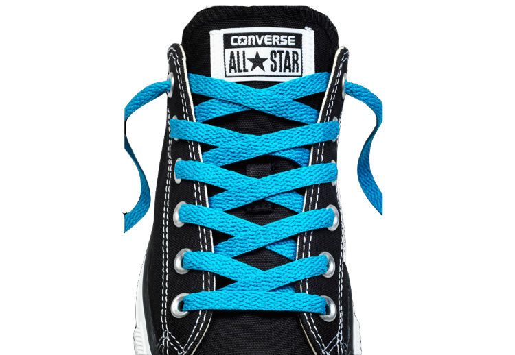 Шнурки converse (конверс) Low-Top Replacement голубые 137 см