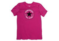 Футболка женская Converse Core Solid Chuck Patch Crew 10001124660 розовая