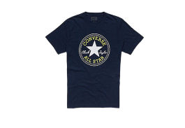 Мужская футболка converse (конверс) Herren T-Shirt AMT Core CP Tee M1 06907C410 темно-синяя
