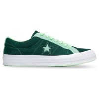 Кожаные кеды Converse One Star 161614 зеленые