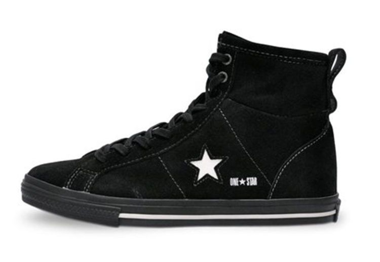 Замшевые кеды Converse (конверс) One Star HI 125293 черные