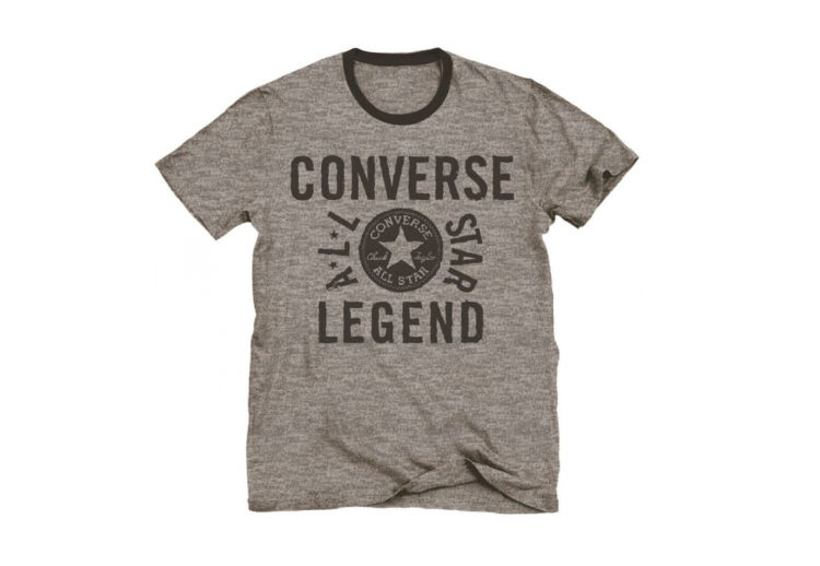 Мужская футболка Converse (конверс) 12312C035 серая