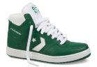 Кожаные кроссовки Converse (конверс) Star Tech 121537 зелёные/белые