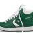Кожаные кроссовки Converse (конверс) Star Tech 121537 зелёные/белые