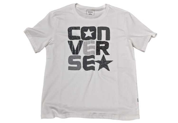 Футболка мужская Converse Knitted Men's SS Crew Tee 10003427102 белая