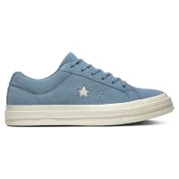 Кеды Converse One Star 163190 низкие замшевые голубые