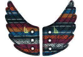 Аксессуары для кед крылья Converse Peru Multi Color Lace 11701 разноцветный