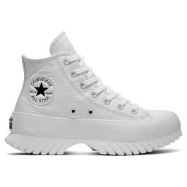 Кеды Converse Chuck Taylor All Star Lugged A03705 кожаные высокие белые