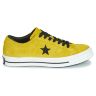 Кеды Converse One Star 163245 низкие замшевые желтые