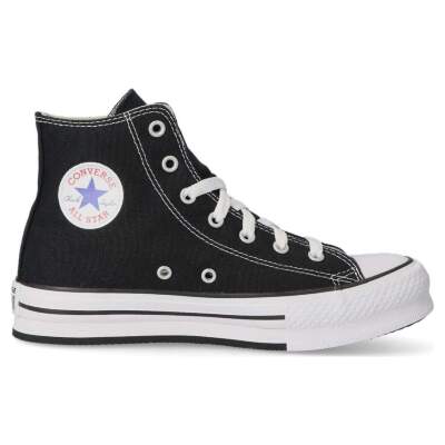 Converse negro alto hot sale