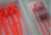 Силиконовые шнурки Hilaces OR/OR оранжевые