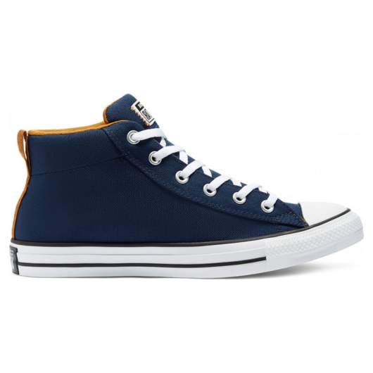 converse navy street mid trainers