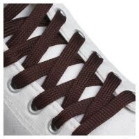 Шнурки Tarrago TL6420, плоские 120см. коричневые